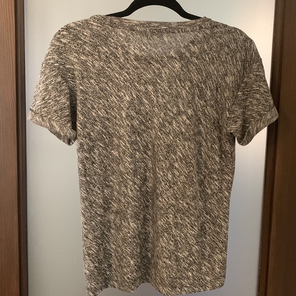 Workshop Republic Clothes Black Gray and White Thick T with Rolled Sleev… - Picture 5 of 11